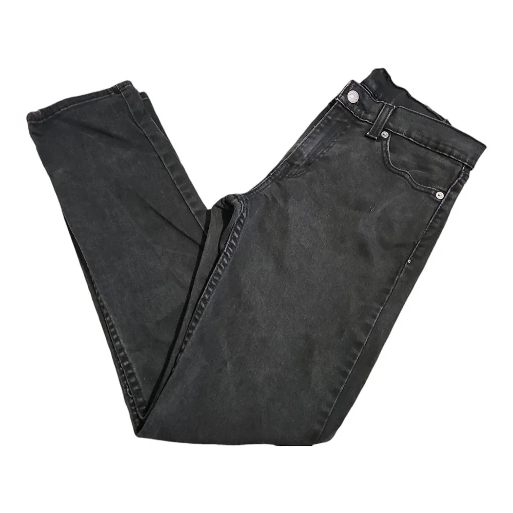 Levis Mens Black 511 Performance Slim Straight Stretch Denim Jeans‎ Size 29x30